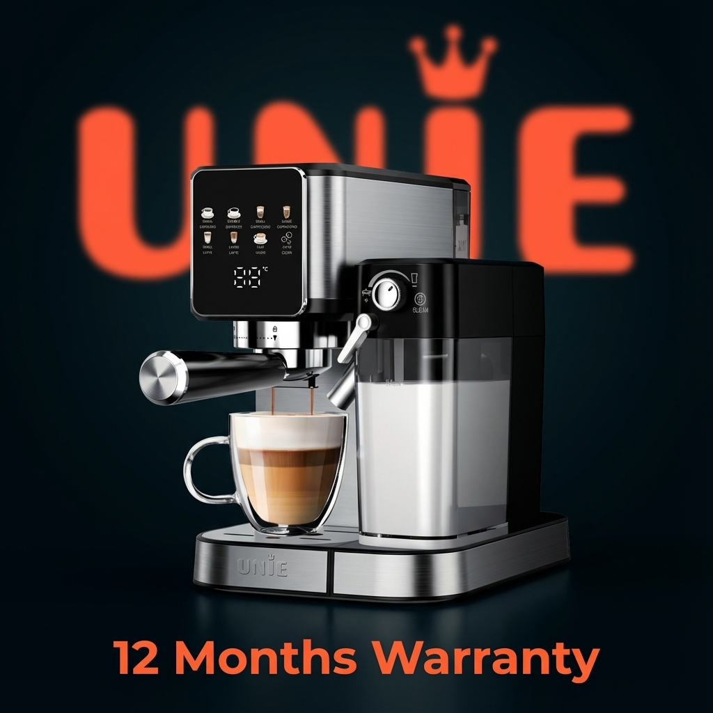 محصول اسپرسوسازو نسپرسوساز یونی UE-358 نقد و برسی کامل محصول نمایندگی رسمی محصولات یونی در ایران