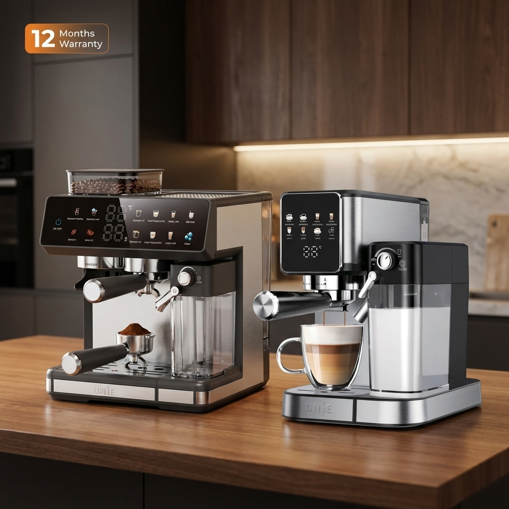 تصویر مدل های اسپرسوساز و نسپرسوساز یونی ue398 و یونی 358